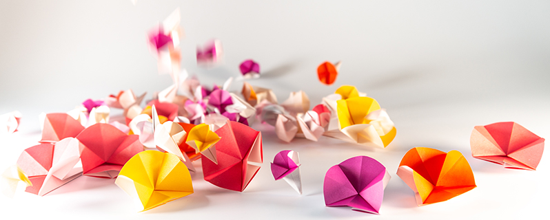 Origami Blumig